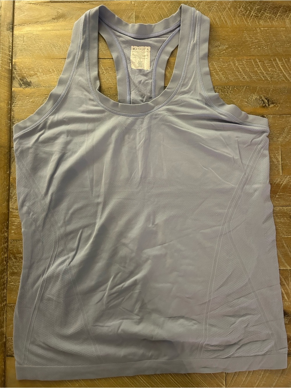Athleta Light Purple Racerback Workout Tank